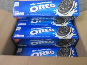 lot 412 image: 12-5.2 oz Oreo Cookies...