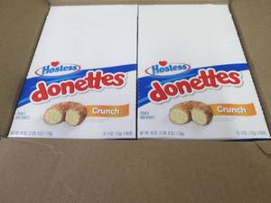 lot 413 image: 2- 40 oz Hostess Donettes...