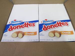 lot 414 image: 2- 40 oz Hostess Donettes...