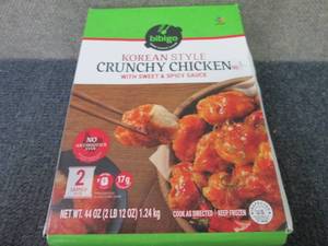 lot 448 image: 44 oz FROZEN Bibigo Korean Style Cr...