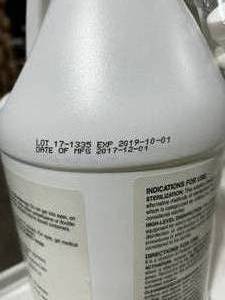 Metricide Sterilizing and Disinfecting Solution Expired