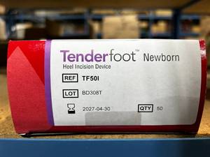 Tenderfoot Incision Device Pediatric Lancet 2.5 mm Blade Blade 1.0 mm Depth 50 Box(s), 1 Box