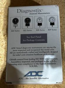 ADC DIAGNOSTIX 809N Aneroid Manometer Replacement Gauge