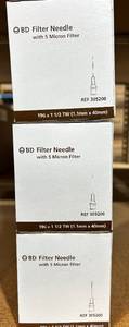 BD Filter Needle with 5 Micron Filter Expired