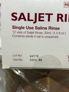 Saljet Single Use Saline Rinse