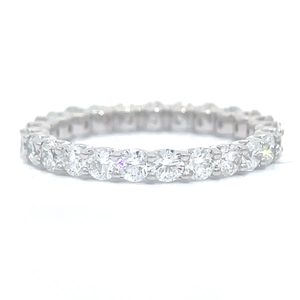 2 Carat Diamond Full Eternity Ring in 14k White Gold $3,999 Retail