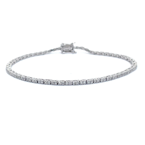 1.25 Carat Diamond Two-Stone Link Tennis Bracelet $1,999 Retail
