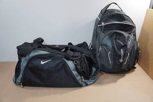 lot 229 image: Nike Duffle Bag with Backpack