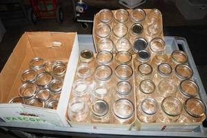 lot 233 image: Large Assortment of Canning Jars