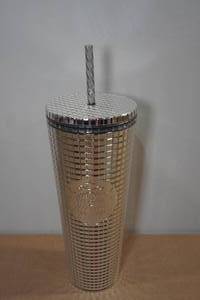 lot 31 image: Starbucks 24oz Tumbler -Silver