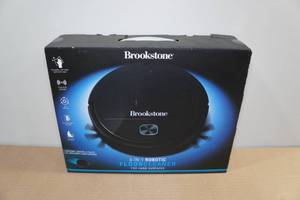 lot 48 image: Brookstone 3-In-1 Robotic Floor Cleaner