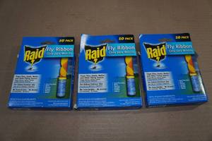 lot 124 image: 3 10-Packs Raid Fly Ribbons