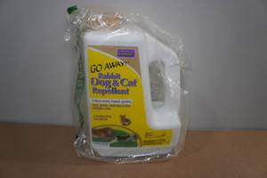 lot 136 image: 3lbs Go Away Rabbit, Dog & Cat Repellent