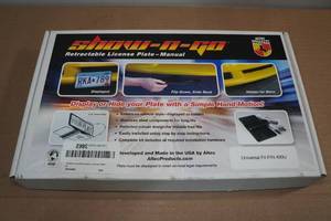 lot 157 image: Show-N-Go Manual Retractable License Plate