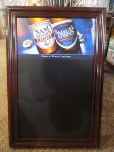 lot 83 image: Samuel Adams Chalkboard Sign