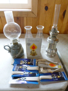 lot 92 image: Oil Lamps and Accessories
