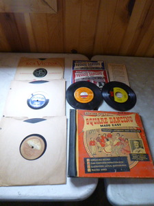 lot 93 image: Vintage Classic Square Dance Albums and Instructions