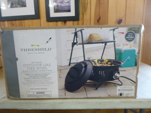 lot 109 image: Threshold Outdoor Gas Fire Bowl