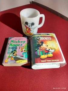 lot 53 image: Mickey Mouse Lot - Big Little Book, Vintage Pepsi Mug