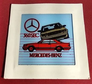 lot 61 image: Vintage Mercedes-Benz Glass Picture