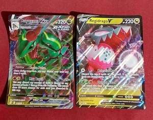lot 130 image: (2) Oversized Pokemon Holo Cards