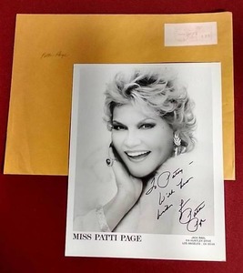 lot 134 image: Autographed 1990s Photo of Patti Page