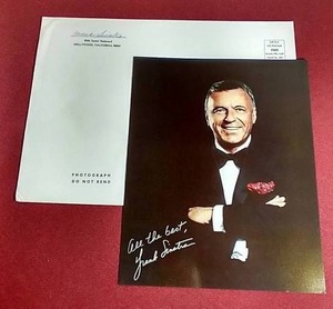 lot 157 image: Autographed 1990s Photo of Frank Sinatra ()