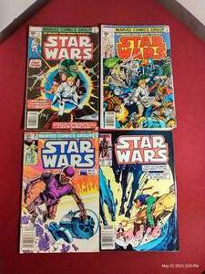 lot 162 image: (4) Marvel Star Wars Comics - Star Wars #1