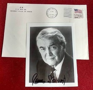 lot 171 image: Autographed 1990s Photo of James Stewart