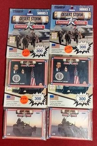 lot 173 image: (4) 1991-92 Spectra Star Desert Storm Unopened Packs