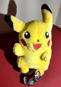 lot 174 image: Pokemon Pikachi Plush Toy & Watch