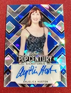 lot 199 image: Leaf Autographed Anjelica Huston Card - #d15