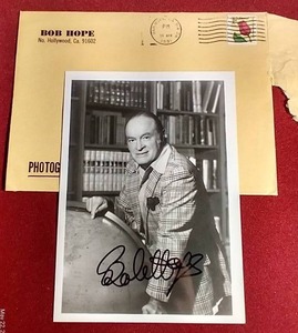lot 201 image: Autographed 1990s Photo of Bob Hope
