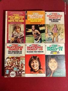 lot 203 image: (6) Vintage Partridge Family Paperbacks