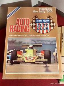 lot 204 image: 1979 Avalon Hill Indy 500 Game - Appears Complete With 33 Cards