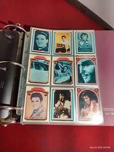 lot 211 image: 1978 Donruss Elvis Presley Card Set - Complete (66 Cards)