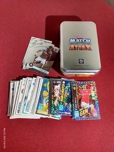 lot 229 image: Small Tin of Soccer Cards - Mostly Topps Match Attax