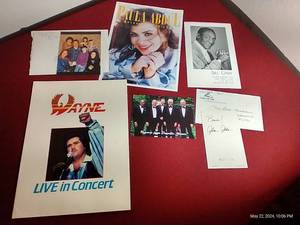 lot 237 image: Lot of Unsigned Celebrity Memorabilia