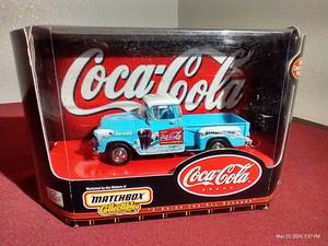 lot 241 image: Matchbox Coca-Cola Die-Cast 1956 Chevy 3100 Pickup
