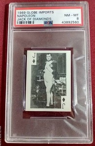 lot 243 image: 1969 Globe Imports Napoleon Card - PSA 8