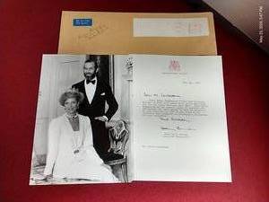 lot 266 image: 1990s Photo of Prince & Princess Michael of Kent