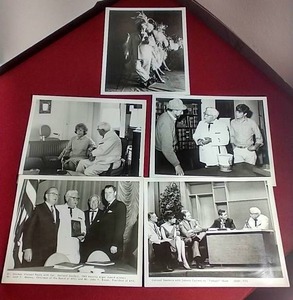 lot 267 image: (5) Vintage Glossy Colonel Sanders Promotional Photos