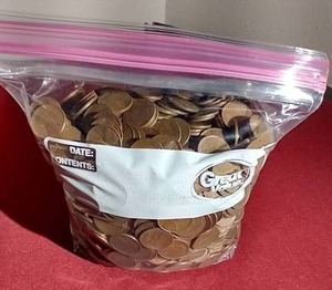 lot 269 image: 10 lb Bag of Wheat Pennies