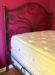 Ornate Metal Full Size Bed