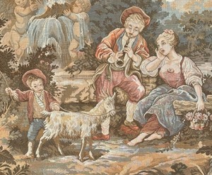 Vintage Framed Tapestry
