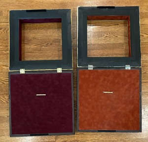 Two Silver and Golden Shadow Box Frames