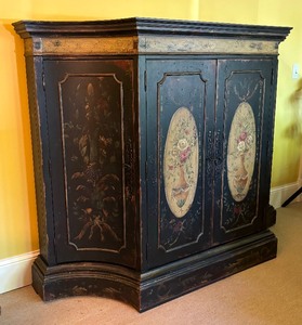 Habersham Hand Painted Credenza Cabinet