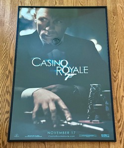 Framed Casino Royale Movie Poster