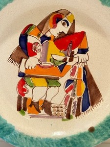 Desimone Italian Pottery Plate