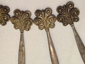 Set of Six Vintage Six Inch Spoons